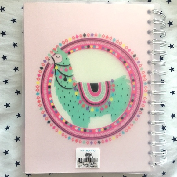 ♦️(SOLD)♦️ Primark Llama Spiral Notebook - Picture 6 of 6
